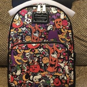 Disney Parks Loungefly Halloween Mini Backpack New